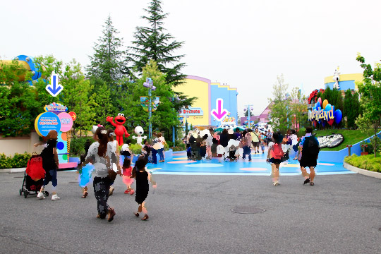 ユニバーサル・ワンダーランドの予約システム