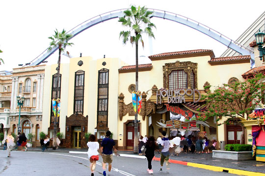 ハリウッド・ドリーム・ザ・ライドバックドロップ