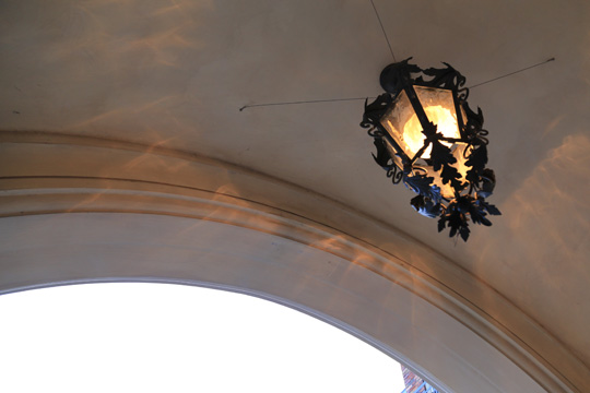 ツバメの巣があったところ