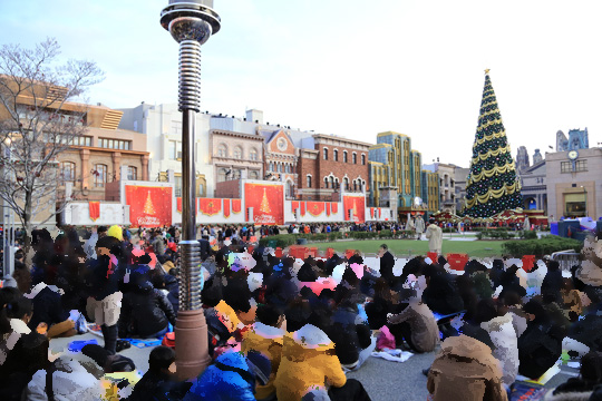 天使のくれた奇跡2 開演1時間半前の無料エリアの様子