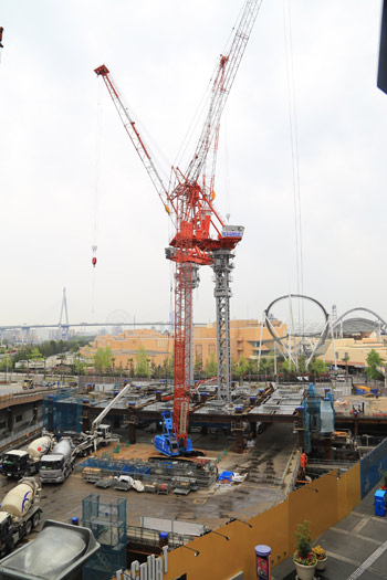 ホテルユニバーサルグランドタワー東急(仮称)の工事状況