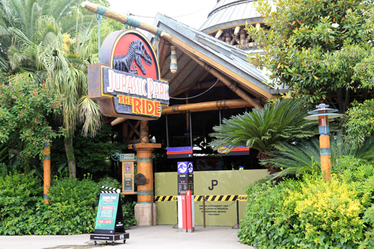 ジュラシック・パーク・ザ・ライドは明日までメンテンス