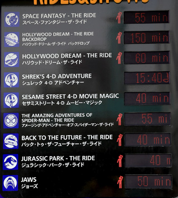 ６月１６日の午前中の待ち時間情報
