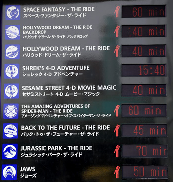 ６月１６日の午前中の待ち時間情報
