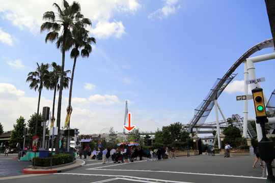 ハリポタエリア当日券の発券機