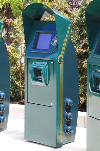 ハリポタエリア当日券の発券機