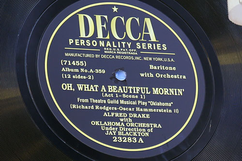 レコードの看板