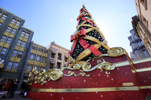 世界一のクリスマスツリー2014年バージョン