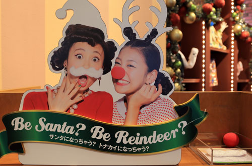 サンタとトナカイの仮装グッズ