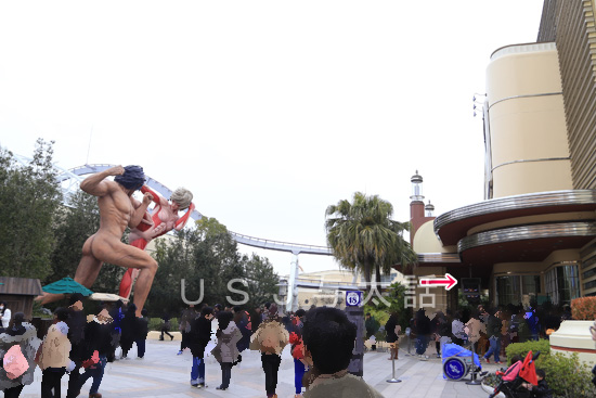 進撃の巨人・ザ・リアルのウォークスルーアトラクション