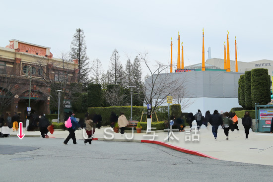 サンフランシスコエリアのUSJのモニュメント