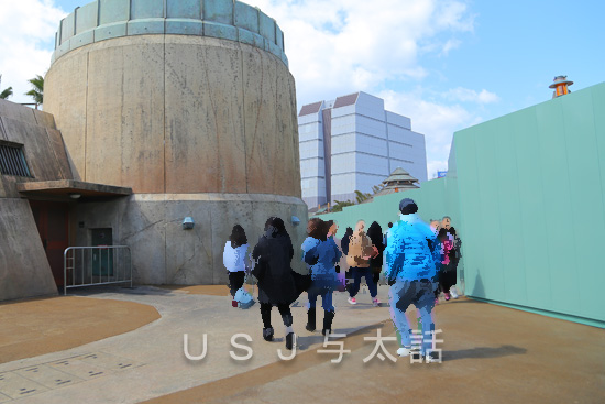 ジュラシックパークとアミティビレッジの工事