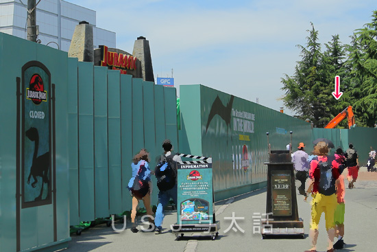 ジュラシックパークで現在進められている新しいジェットコースター