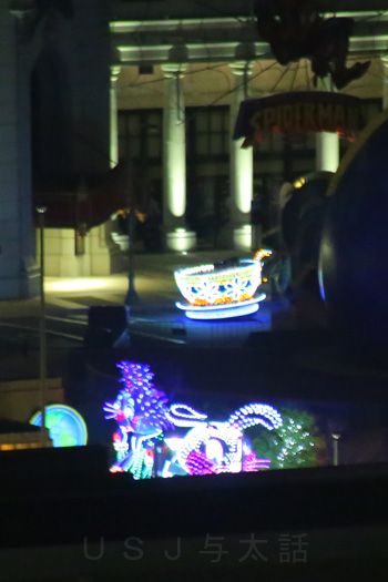 ザパークフロントホテル アット ユニバーサル・スタジオ・ジャパンからのUSJサイドの景観