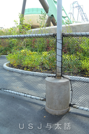 ザ・フライング・ダイナソーの落下防止ネット