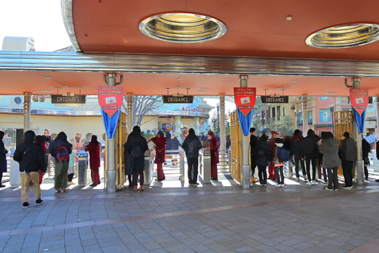 USJの入場ゲート